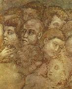 CAVALLINI, Pietro The Last Judgement (detail) rdgt oil painting artist